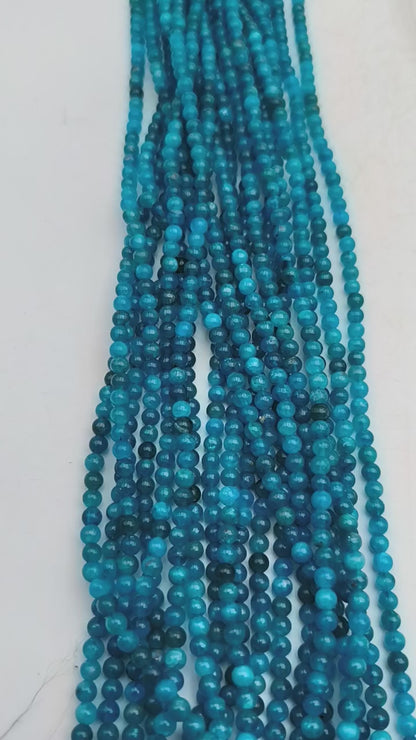 Rang de perles - Apatite EXTRA (4 mm)