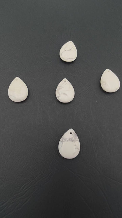 Pendentif Goutte Howlite