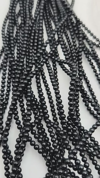 Rang de perles - Onyx (4 mm)