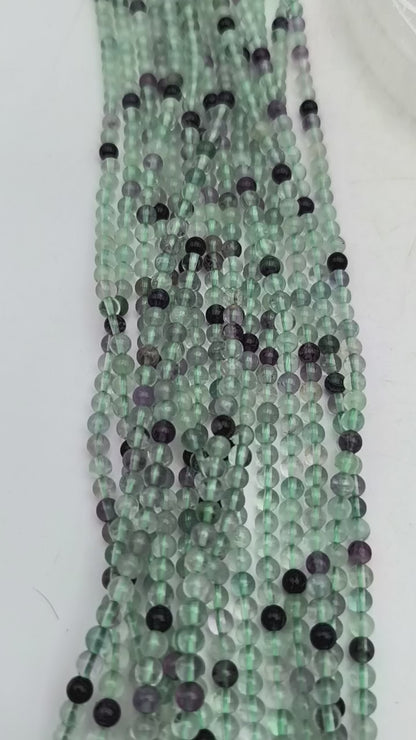 Rang de perles - Fluorite (4 mm)