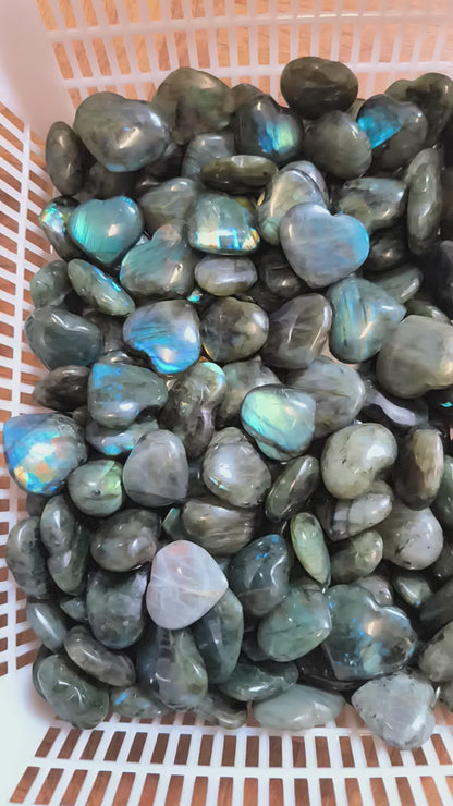 Petit Coeur - Labradorite - Taille M