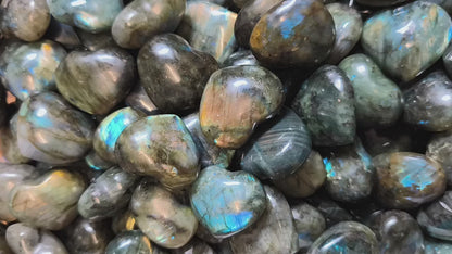 Petit Coeur - Labradorite - Taille GG