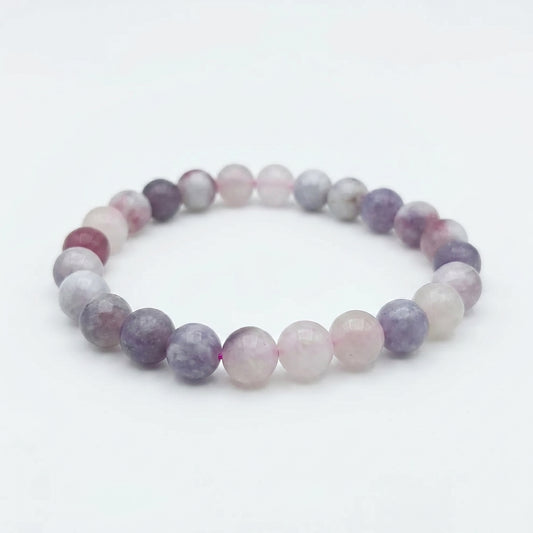 Bracelet en perles - Tourmaline Rose (8 mm)