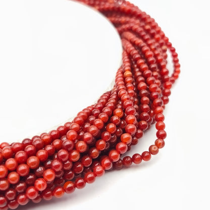 Rang de perles - Cornaline EXTRA (4 mm)