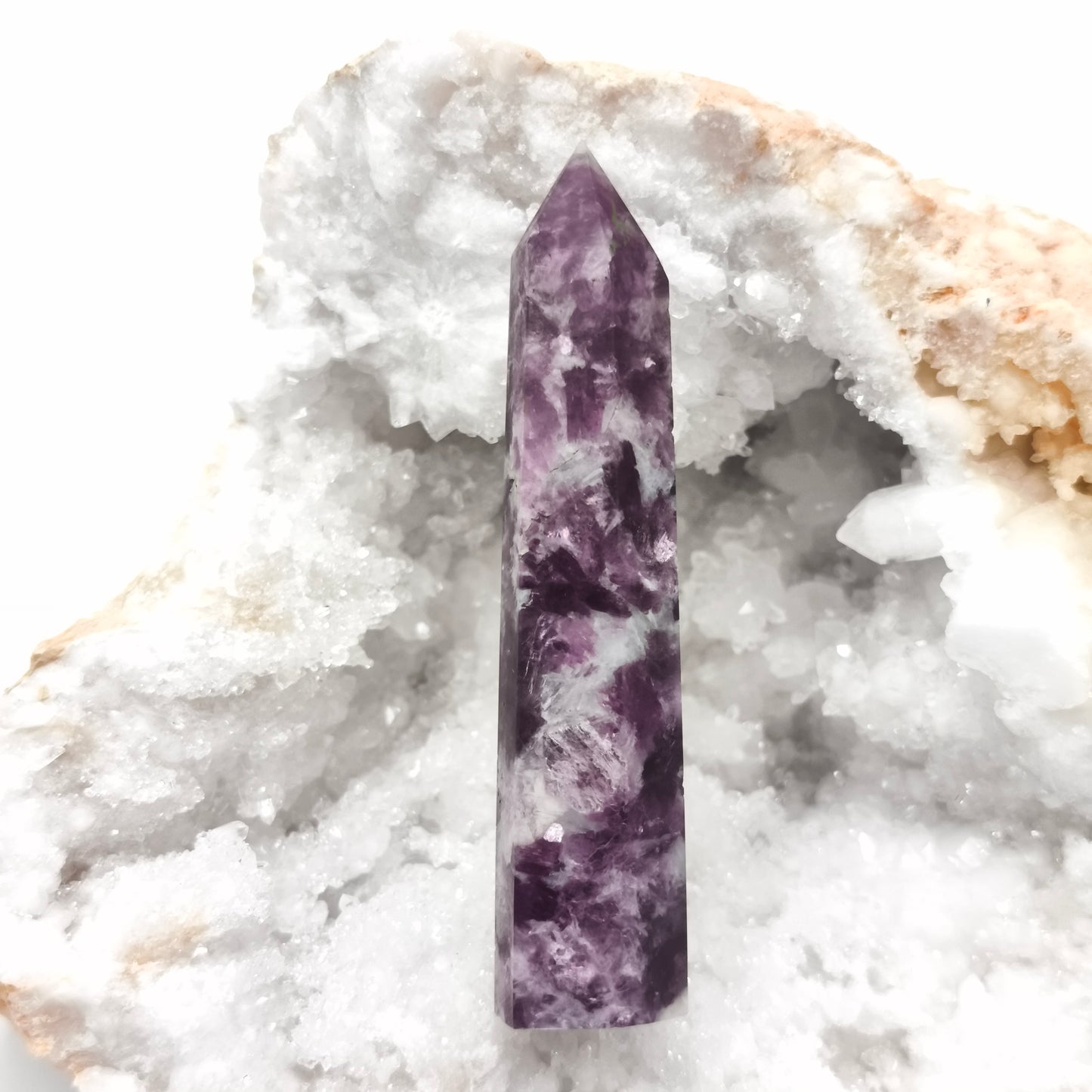 Pointe - Lépidolite (8/9 cm)