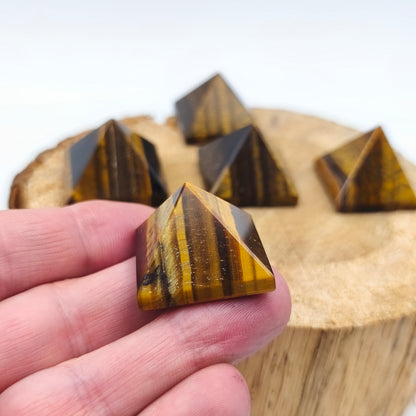 Pyramide - Oeil de tigre - 2,5 cm
