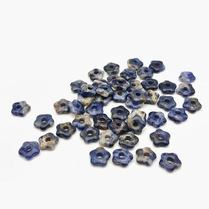 Pendentif Fleur Sodalite
