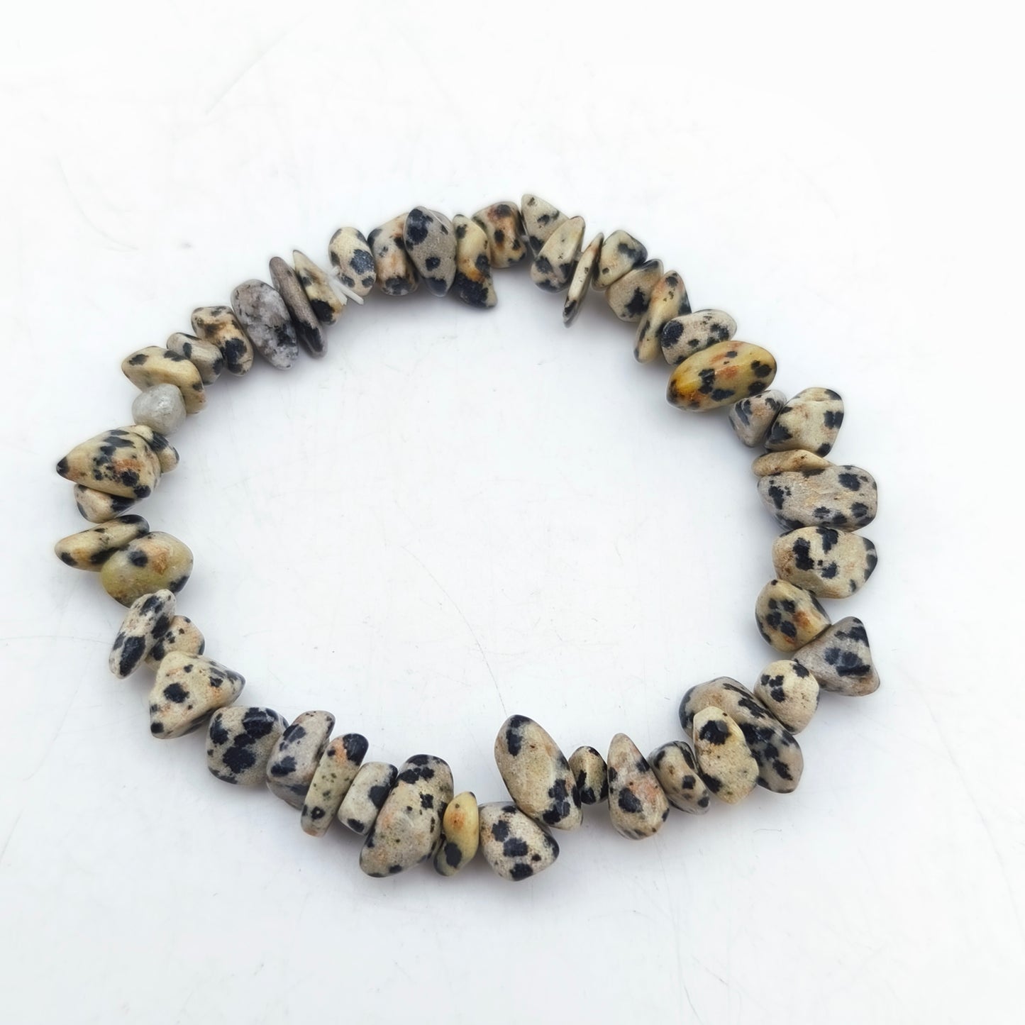 Bracelet baroque en Jaspe Dalmatien (Collection Enfant)