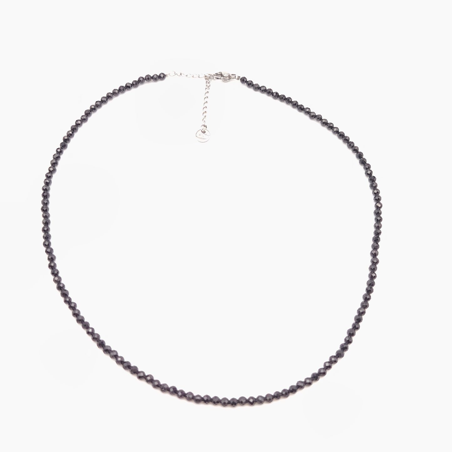 Collar de perlas facetadas - Espinela (3 mm)