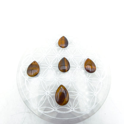 Pendentif Goutte Oeil de tigre