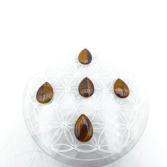 Pendentif Goutte Oeil de tigre