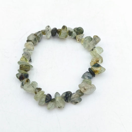 Bracelet baroque en Préhnite / épidote (Collection Femme / Enfant)