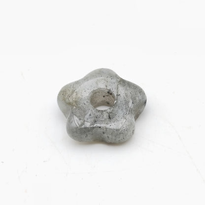 Pendentif Fleur Labradorite naturelle