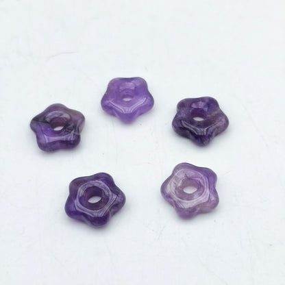 Pendentif Fleur Améthyste naturelle
