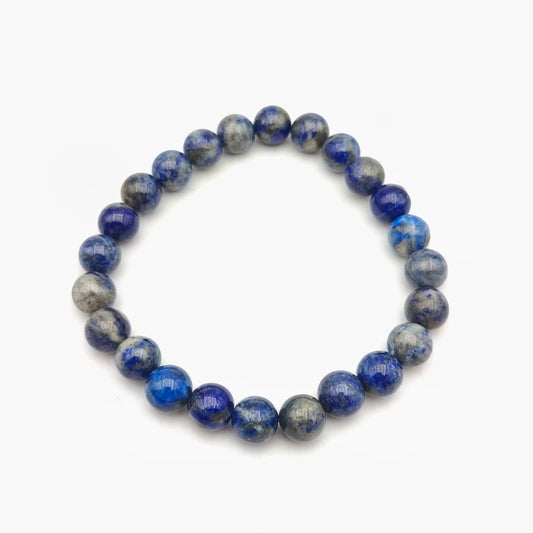 Bracelet en perles - Lapis Lazuli (8 mm)