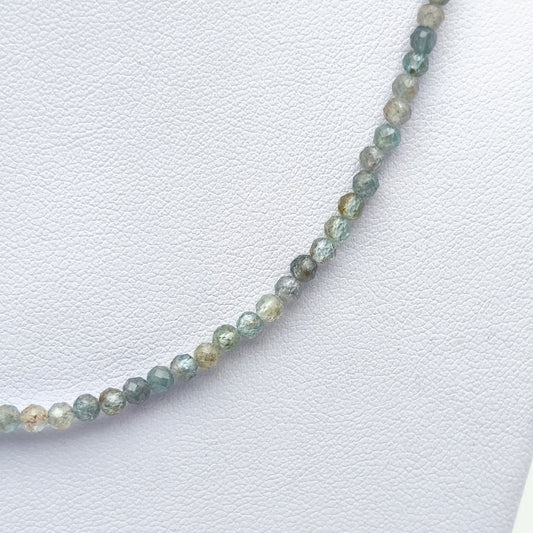Collier perles facettées - Apatite EXTRA (3 mm)
