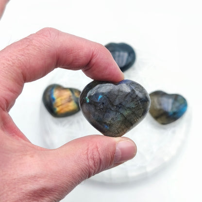 Petit Coeur - Labradorite - Taille GG