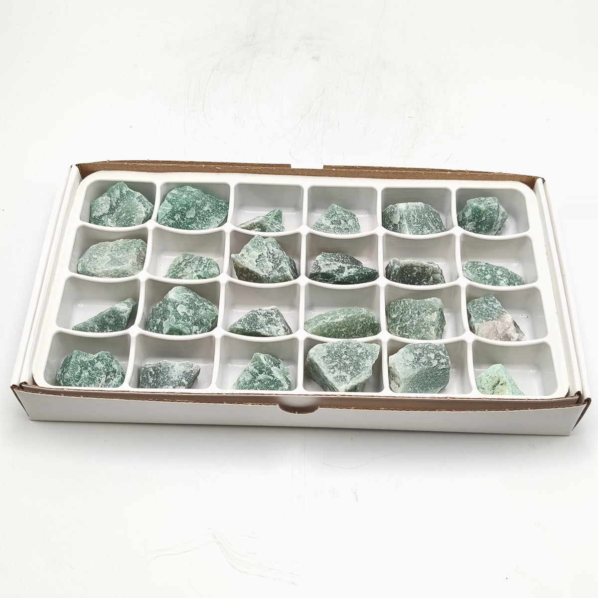 Flat/carton 24 pièces - Aventurine verte