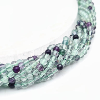 Rang de perles - Fluorite (4 mm)