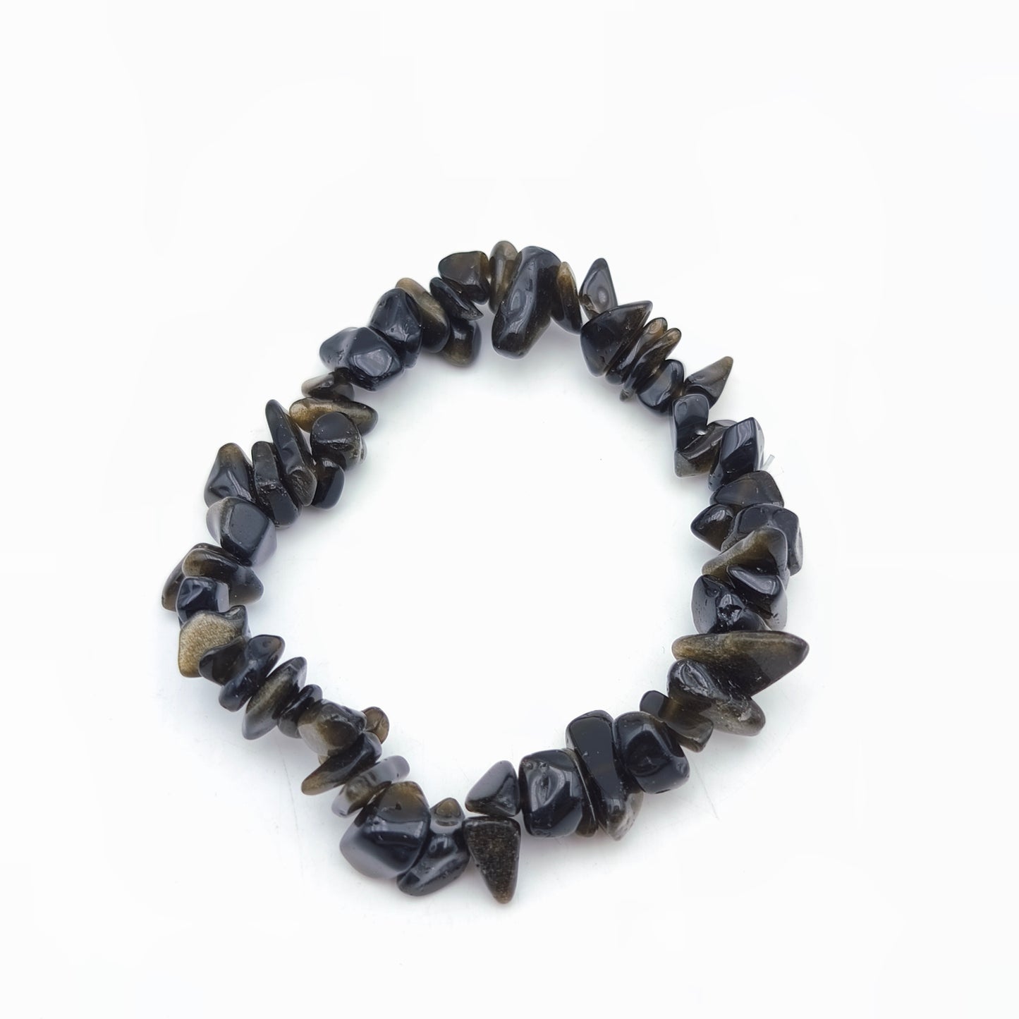 Bracelet baroque en Obsidienne dorée (Collection Enfant)