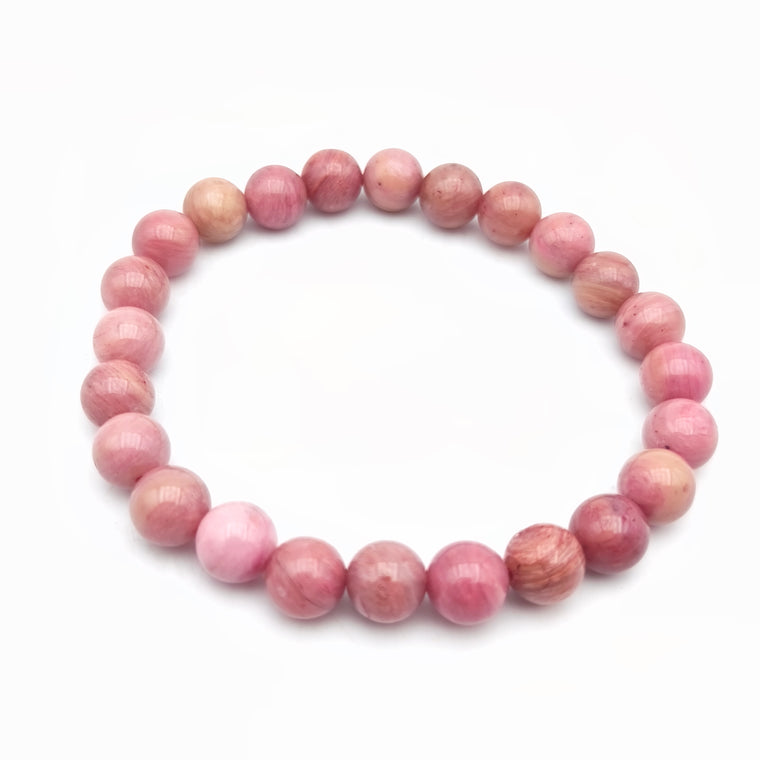 Bracelet en perles - Rhodonite EXTRA (8 mm)