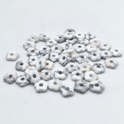 Pendentif Fleur Howlite