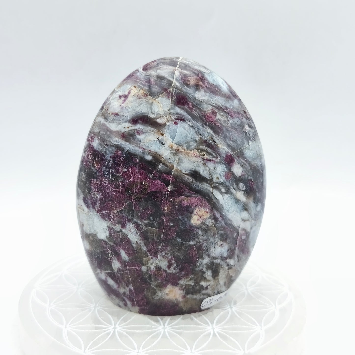 Forme libre - Tourmaline rose et quartz