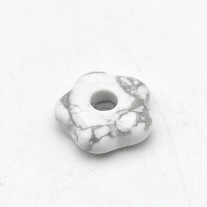 Pendentif Fleur Howlite