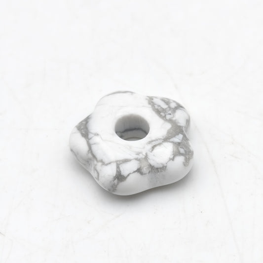 Pendentif Fleur Howlite