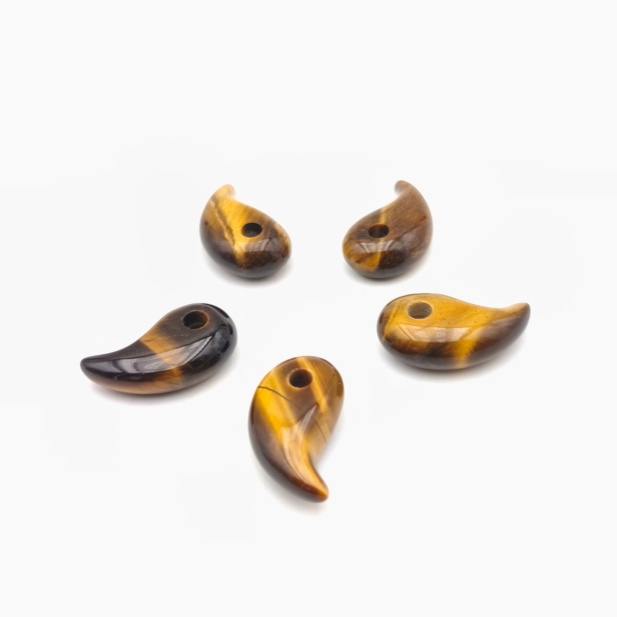 Pendentif Magatama Oeil de tigre