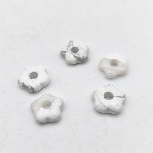 Pendentif Fleur Howlite