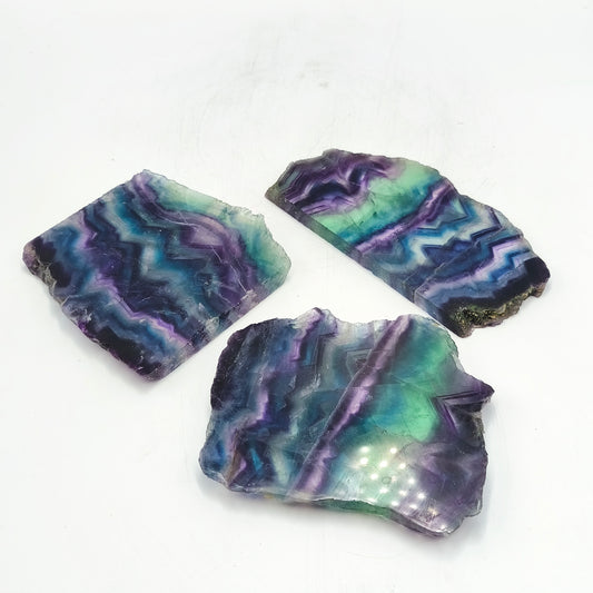 Tranche de Fluorite multicolore - 1 Kg
