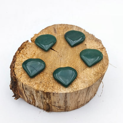 Petit Coeur PLAT - Jade EXTRA - Taille M