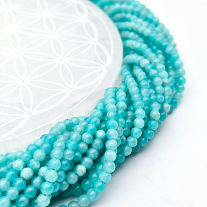 Rang de perles - Amazonite EXTRA (4 mm)