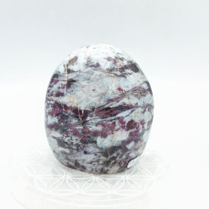 Forme libre - Tourmaline rose et quartz