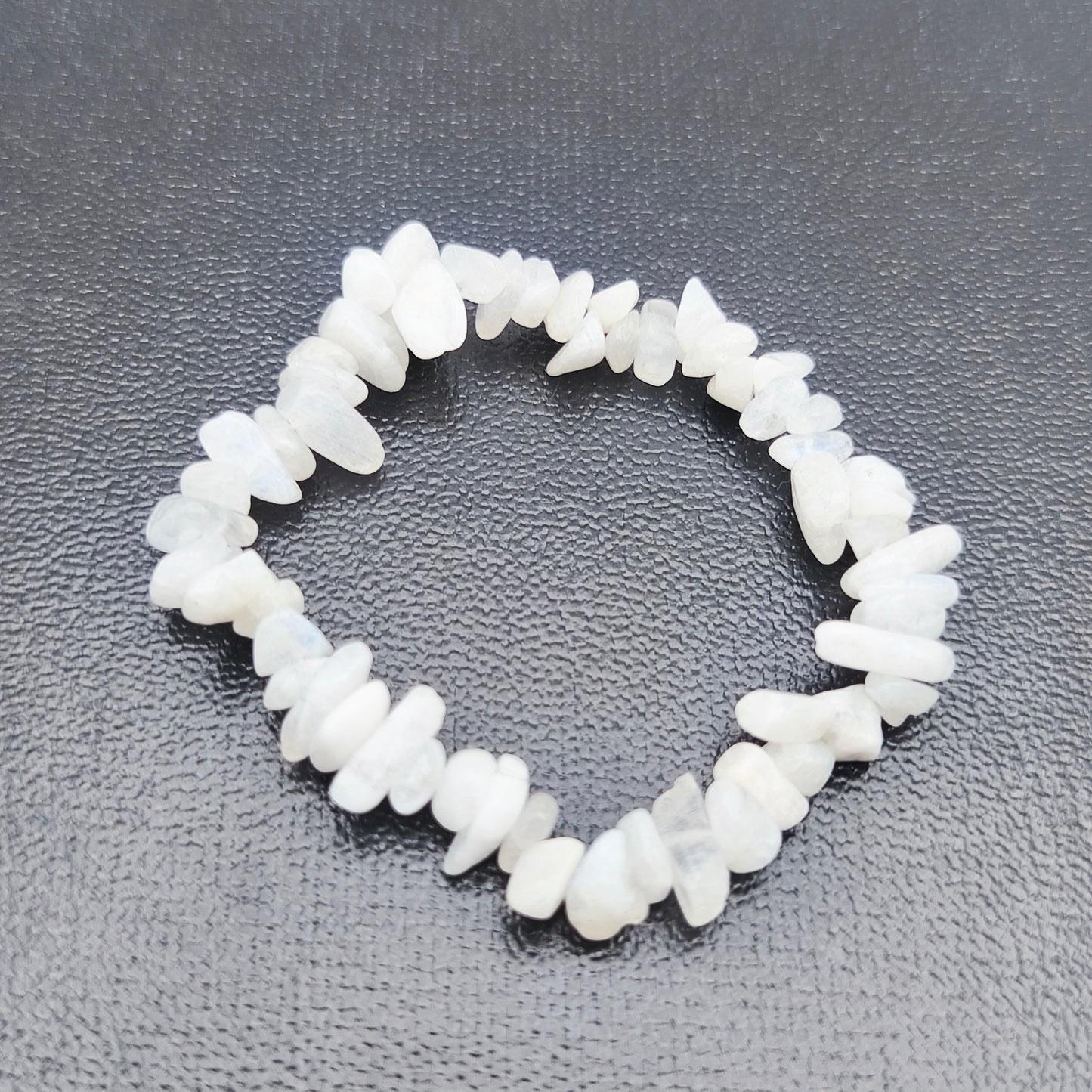 Bracelet baroque en Pierre de lune blanche (Collection Enfant)