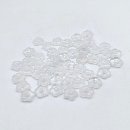 Pendentif Fleur Cristal de roche
