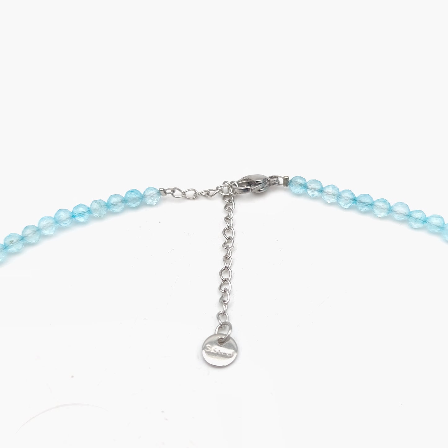 Facettierte Perlenkette - Topas EXTRA (3 mm)