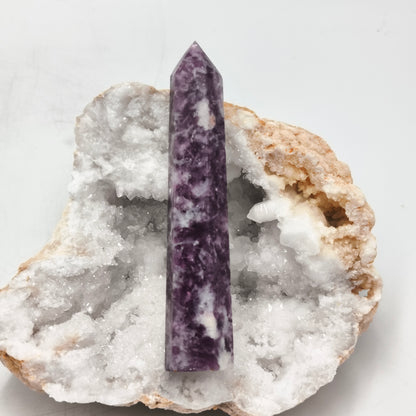 Pointe - Lépidolite (11/12 cm)