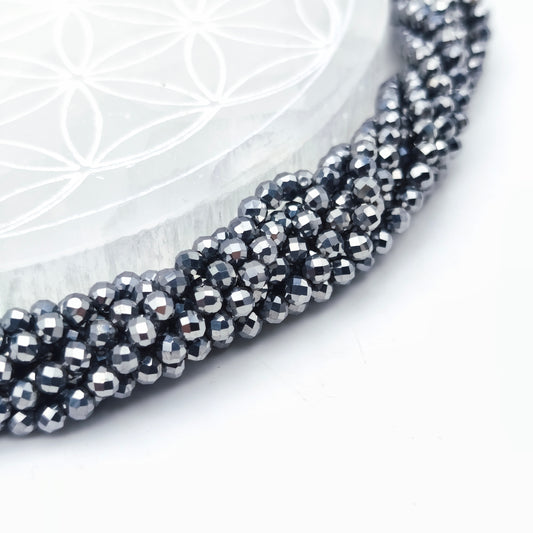 Rang de perles facettées - Terahertz (4 mm)