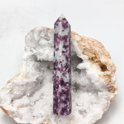 Pointe - Lépidolite (11/12 cm)
