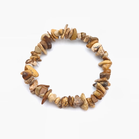 Bracelet baroque en Jaspe Paysage (Collection Femme / Enfant)
