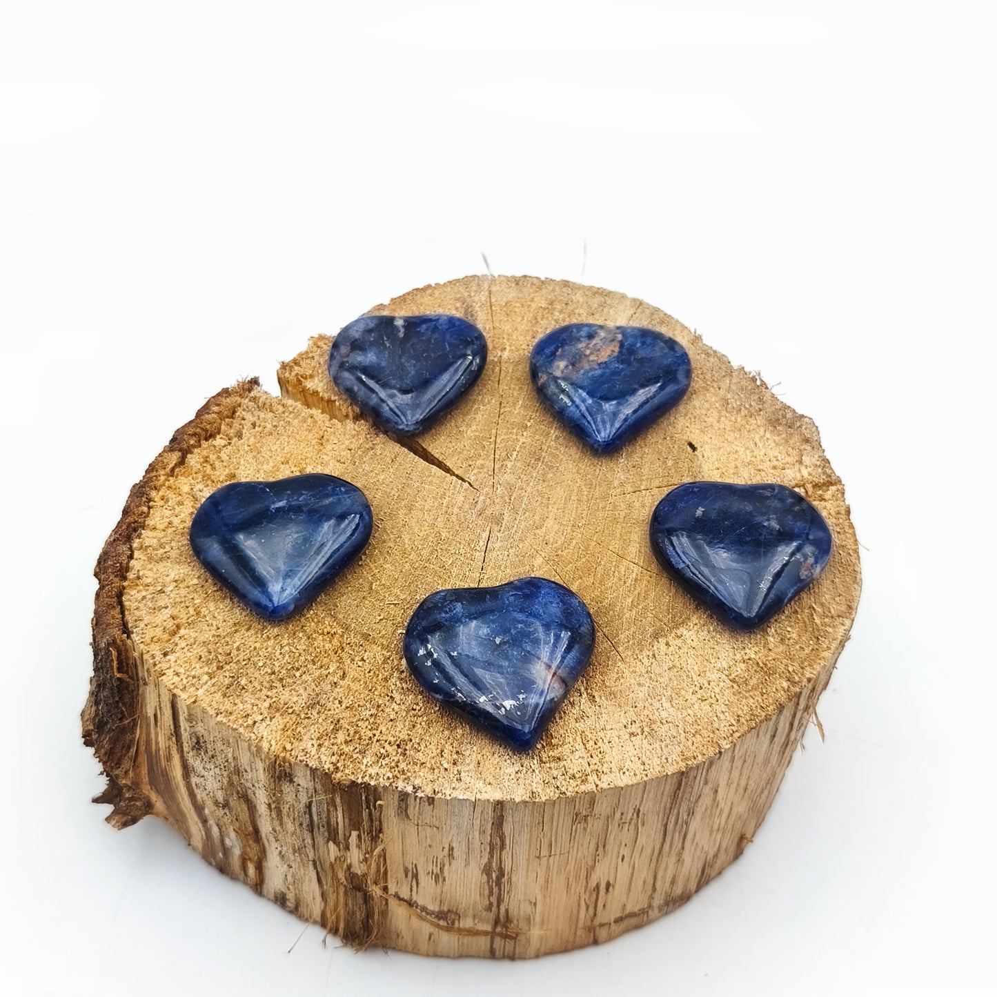 Petit Coeur PLAT - Sodalite EXTRA - Taille M