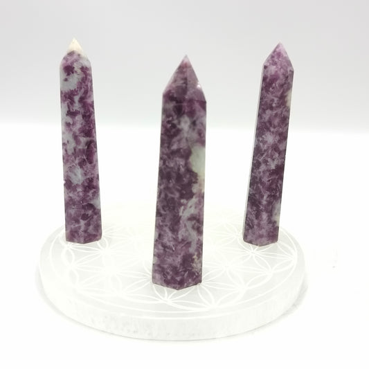 Pointe - Lépidolite (11/12 cm)