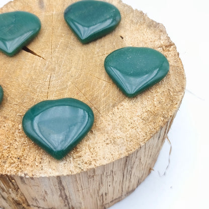 Petit Coeur PLAT - Jade EXTRA - Taille M