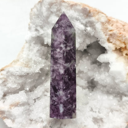 Pointe - Lépidolite (8/9 cm)