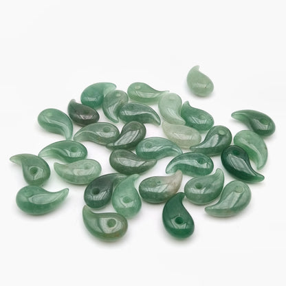 Pendentif Magatama Aventurine verte