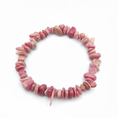 Bracelet baroque en Rhodonite EXTRA (Collection Femme / Enfant)