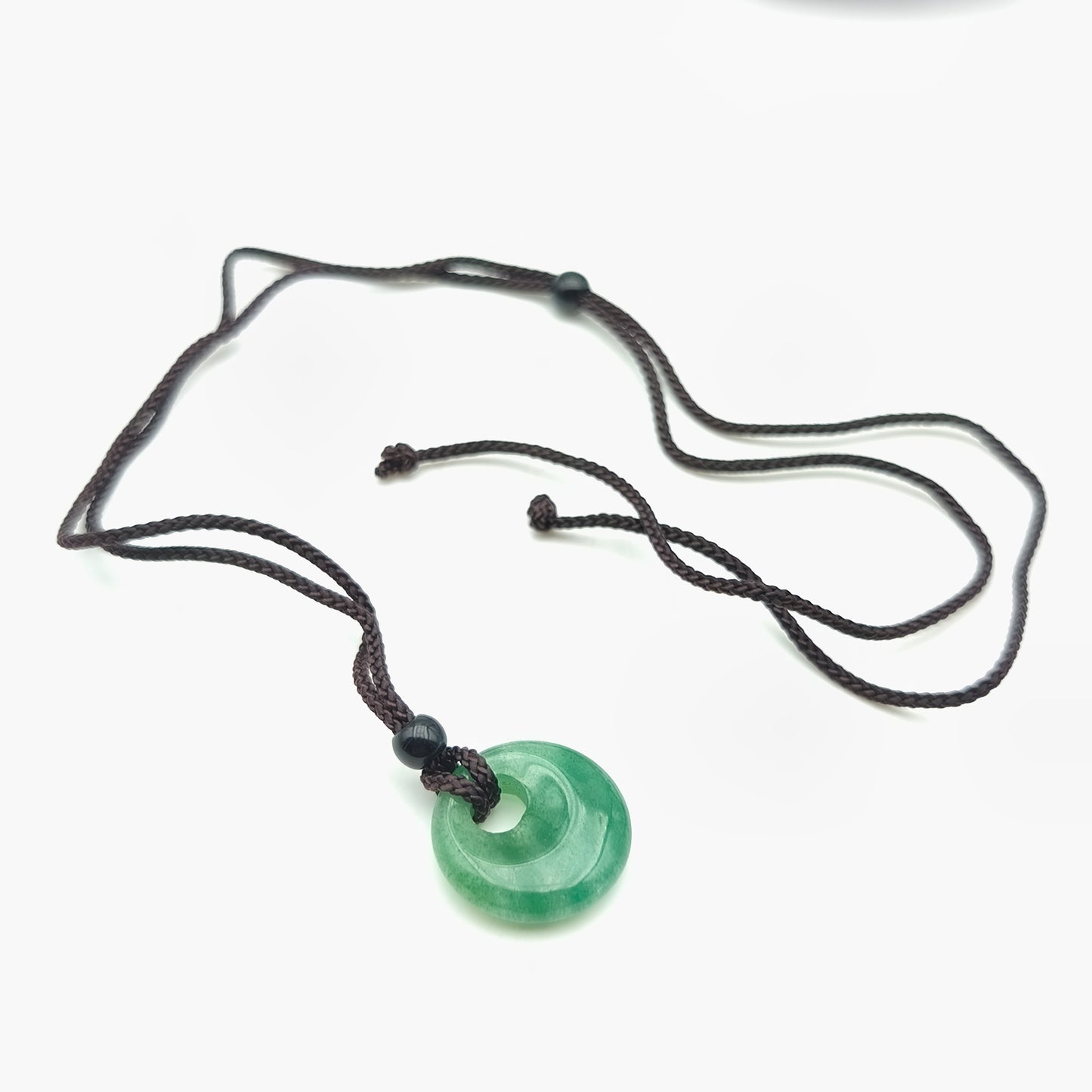 Donut 2 cm mit Band - Grüner Aventurin