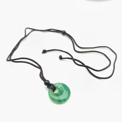 Donut 2 cm mit Band - Grüner Aventurin